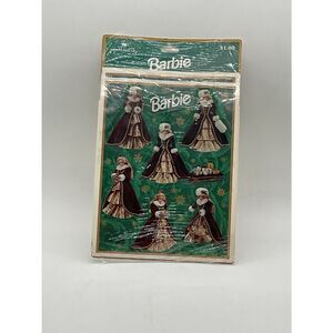 New Old Stock Barbie Holiday Sticker Sheet